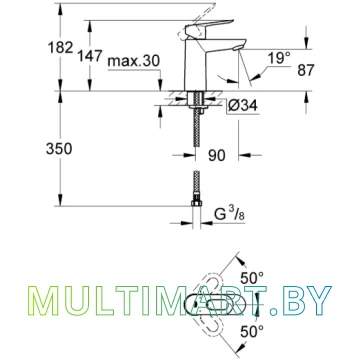 Смеситель Grohe BauLoop (23337000) картинка 2